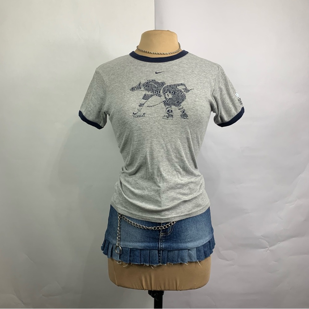 Y2K Nike Torino 2006 Olympic Ringer Baby Tee